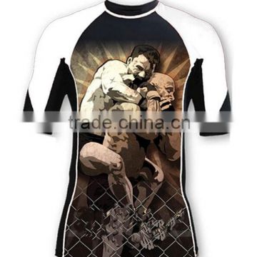 Custom high quality surf rash guard on sale