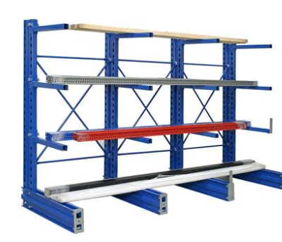Cantilevered Racking Wholesale Good Quality Double Sided Stacking Racks Steel Shelf Heavy Duty Display Cantilever Warehouse Storage Rack photo-3