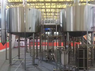 Touch Screen Large Home Brewing Equipment 2000L Sus304 Brewhouse Equipment photo-4