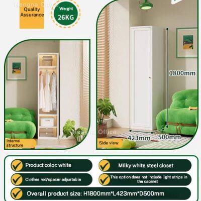 Industrial Grade Heavy Duty | Cold Rolled Steel Wardrobe for Dormitory | 1.8m High Durable Metal Closet photo-4