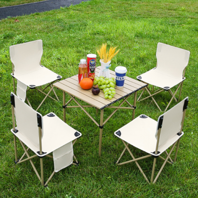 Ergonomic Outdoor Camping Chair With Lumbar Support and Breathable Mesh Design