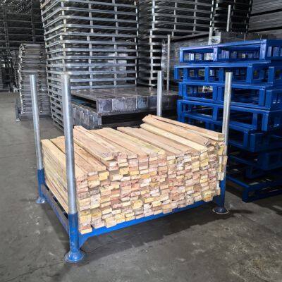 Оцинкованные стальные и пластиковые деревянные паллеты для промышленной обработки материалов
