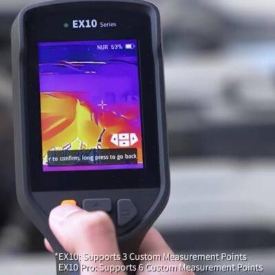 Raythink EX10 Handheld Thermal Imager IP54 2M Drop Resistance 10H Runtime