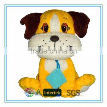 Custom cheap animal dog tube plush dog toys for hot sale