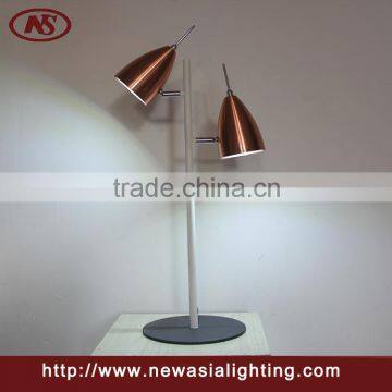 Fashion modern copper metal table lamp