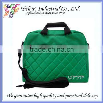 Executive Conference Green Quilted 15 inch laptop bags