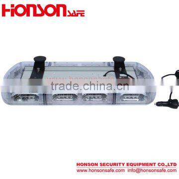 LED PC Dome and Alumimun Base Magnetic Installation High Power LED Warning Vehicle Mini Lightbar HSM424 photo-5