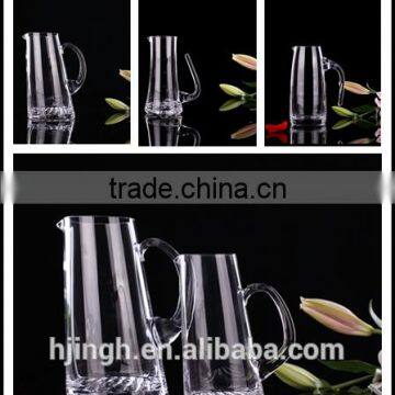 Low price of shipping to canada elegant Mouth Blown Clear Glass Wine Decanter