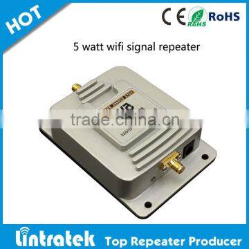 Home/office use Made in China wireless 2km coverage , 5w indoor wifi signal booster