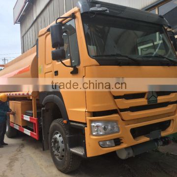 good price howo 11cbm oil tank truck fuel tanker