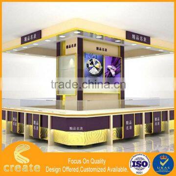 Super Quality Display Furniture Cabinet Case for Watch Store Showcase With Utral-white Glasses Countertop photo-3