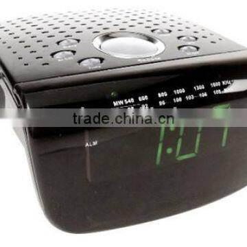 Tetragon Green LED Digital AM FM Alarm Clock Radio
