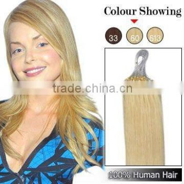 Super Quality Human Hair Micro Loop Ring Hair Extension