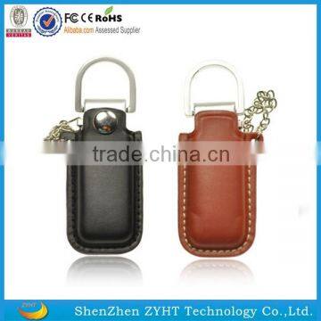 2015 Hot Products High Quality Usb 1gb-16gb Black Leather Usb Flash Drive Wholesale photo-2