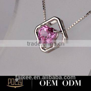 2015 Hot Selling Sterling Silver Heart Diffuser Necklace photo-4