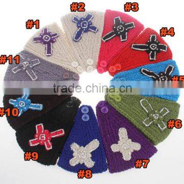 New Style Cross Wool Women Winter Knitted Headband