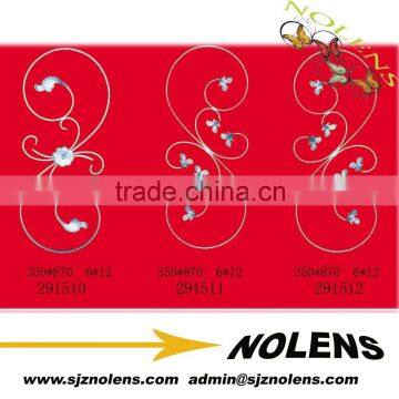 NL-C1510Hand Made Iron Railing Parts, Wrought Iron Railings Parts, Iron Railing Parts for Garden Railings