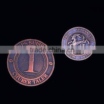 1.18" Metal 3D antique coin for antique coins collectors