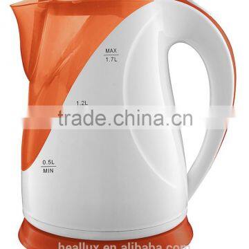 1.7L Electric Plastic Cordless Kettle 2016 Fashion Design KT-816