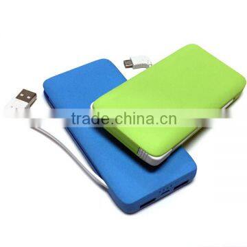 2015 High Quality 4000mah Portable Power Bank for ipad and phone