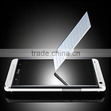 for HTC One M8 tempered glass screen protector with screen protector machine