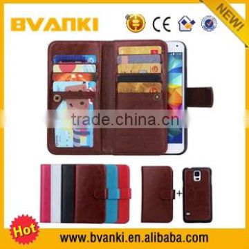 For samsung galaxy s5 wallet leather case for samsung galaxy s5 active for samsung galaxy s5 phone unlocked most selling product