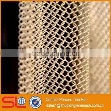 Hebei Shuolong provide metal architectural cascade coil metal mesh curtain drapery / metal mesh shower curtains