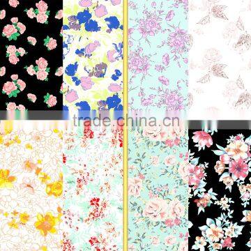 Custom design floral pattern polyester digital printing fabric digital printing swimwear fabric                        
                                                                                Supplier's Choice