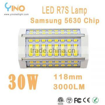 30W high power LED R7S Lamp with 118mm length