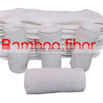 Hot Sale 4 Layer Natural Bamboo Diaper Insert For Baby Cloth Nappy Diaper