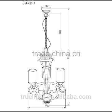 American Vintage Industrial Furniture Pendant Lighting With Glass Shade China Supplier photo-2