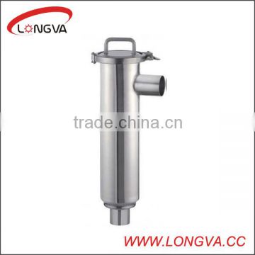 Wenzhou high quality angle type weld s.s strainer