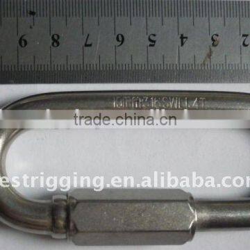 Stainless Steel AISI316 /304 Pear Shaped Quick Link In China Manufacturer Cabinet Rigging Hardware photo-2