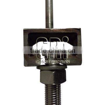 Stainless steel Anchor bolts/t bolts for cast-in channels 52/34
