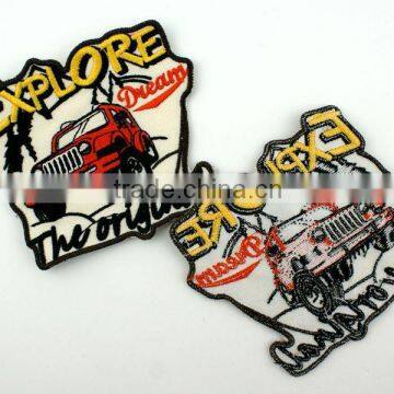Cool Car Embroidery Patches of Cartoon Patches for Clothing