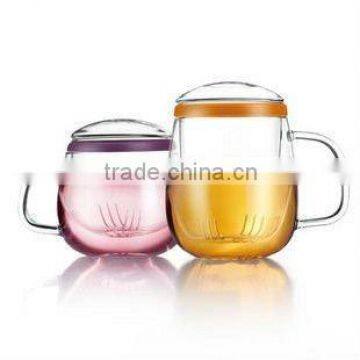 Bright neat glass tea cup