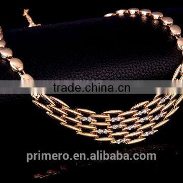 Jewelry Sets African Diamond Collar Statement Necklace Earrings Bracelet Fine Rings photo-5