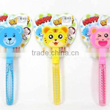 Kids plastic animal hand bat toys soap bubble toys hot bubble stick