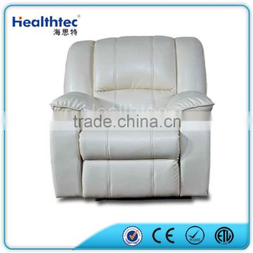 HEALTHTEC white genuie leather sofa recliner