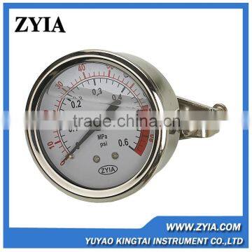 Liquid filled pressure gauge