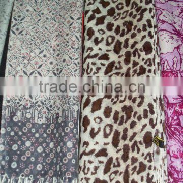 new fashion 100% printed wool scarf for women's