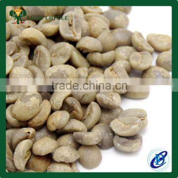 Grade AA 18 mesh Green arabica coffee beans for sale