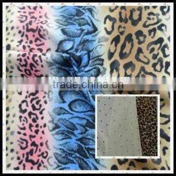 animal print wholesale spandex fabric for bikini/garment