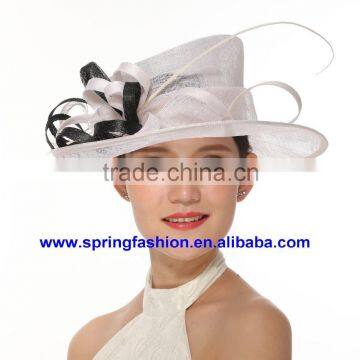 New arrival Kentucky Derby Church Easter Ascot Races Party Day Event sinamay hat                        
                                                Quality Choice