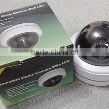 Dummy-AB-BX-15 Gold Supplier Dome CCTV Security Dummy Camera With Flashing LED Light photo-2