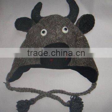 Animal Woolen hats