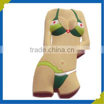 cheap wear bikini sexy girls eco-friendly 3D pvc rubber sew hook patchs