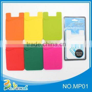 Manufacture Wholesale Silicone Smart Card Wallet 3m Sticky photo-3