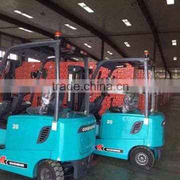 china supplier electric pallet trucks for sale 2 ton GOODSENSE electric forklift with battery charger price