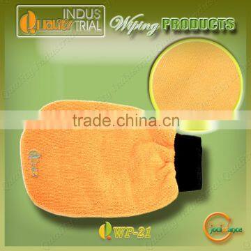 Ultrafine fiber microfiber chenille car wiping mitt for car care sale in Jiangsu market